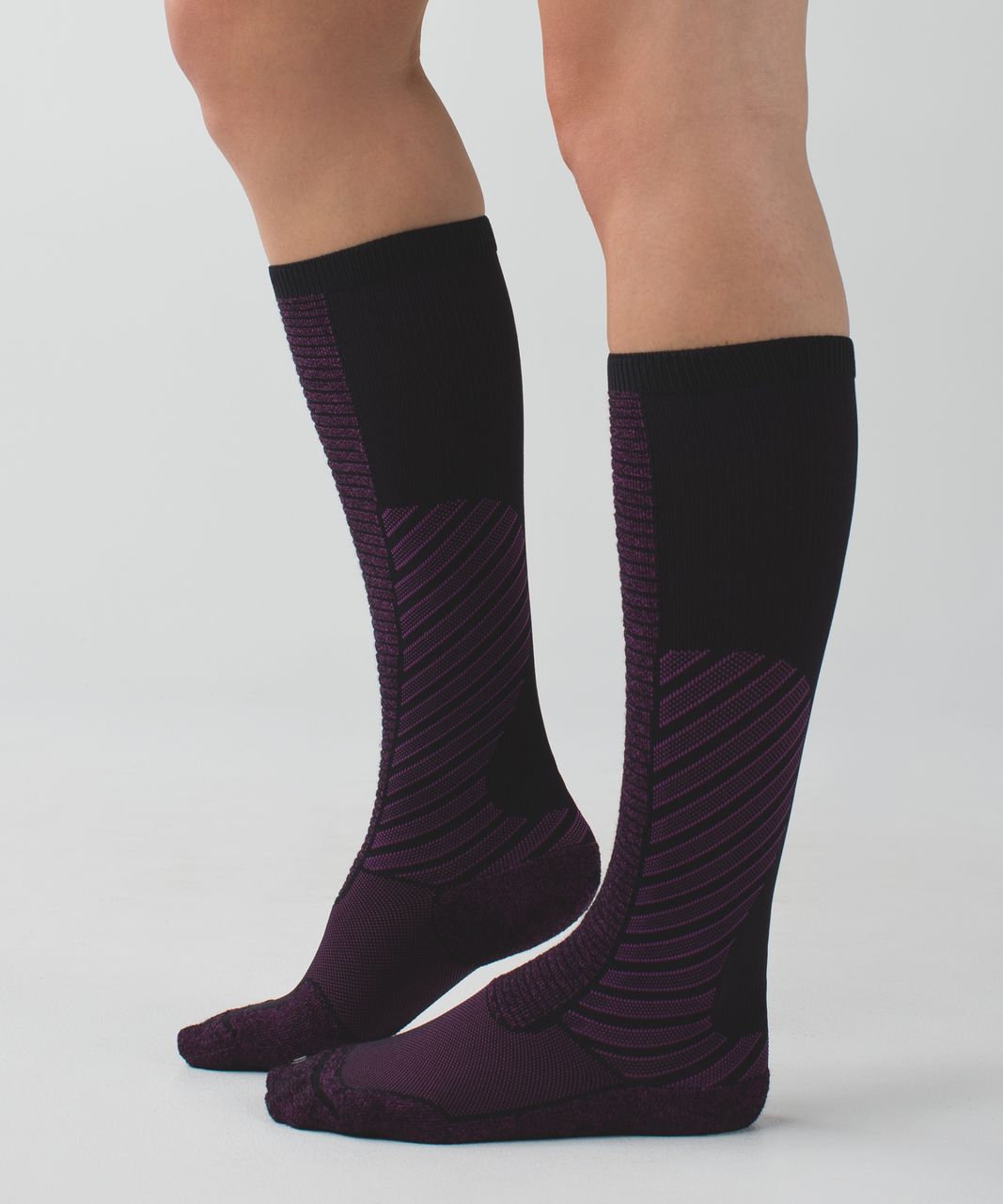 Lululemon Training Tough Sock - Black / Ultra Violet