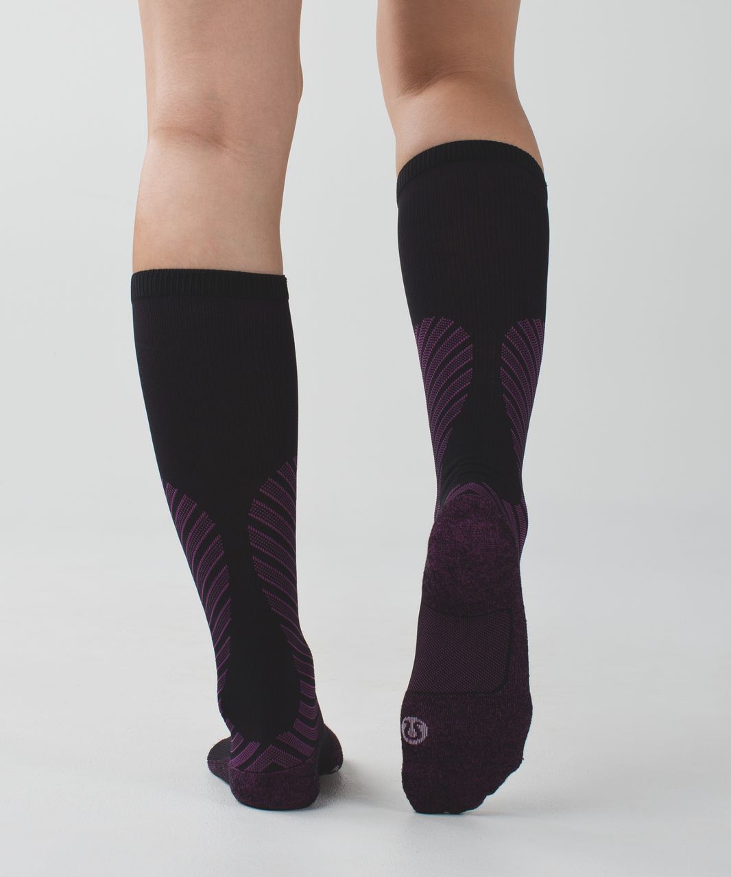 Lululemon Training Tough Sock - Black / Ultra Violet