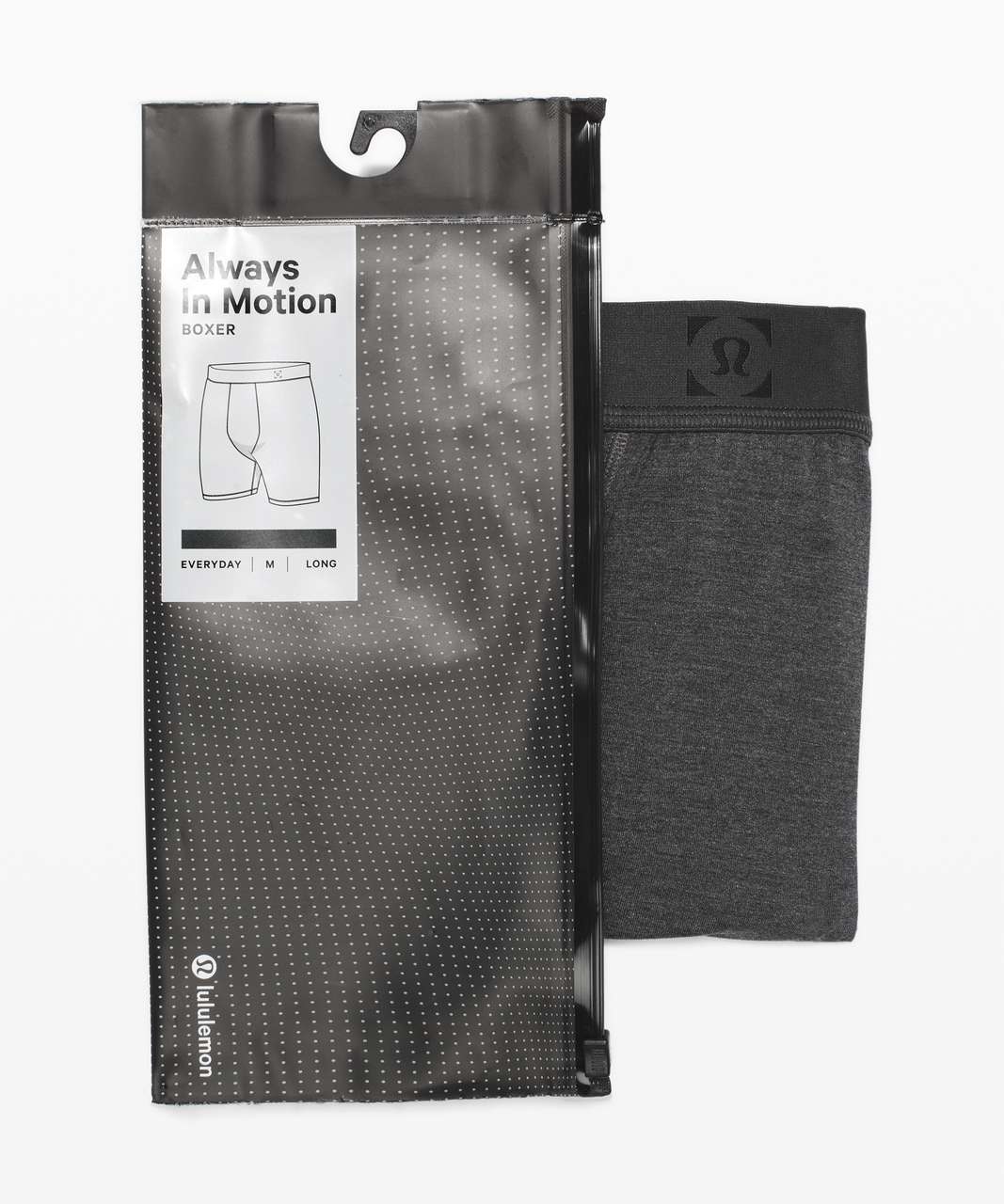 Lululemon Always In Motion Boxer *The Long One 7" - Heathered Core Dark Grey