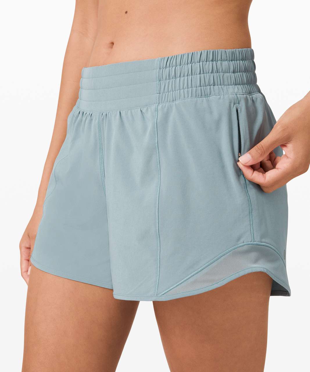 Lululemon Hotty Hot Short II *Long 4" - Blue Cast (First Release)