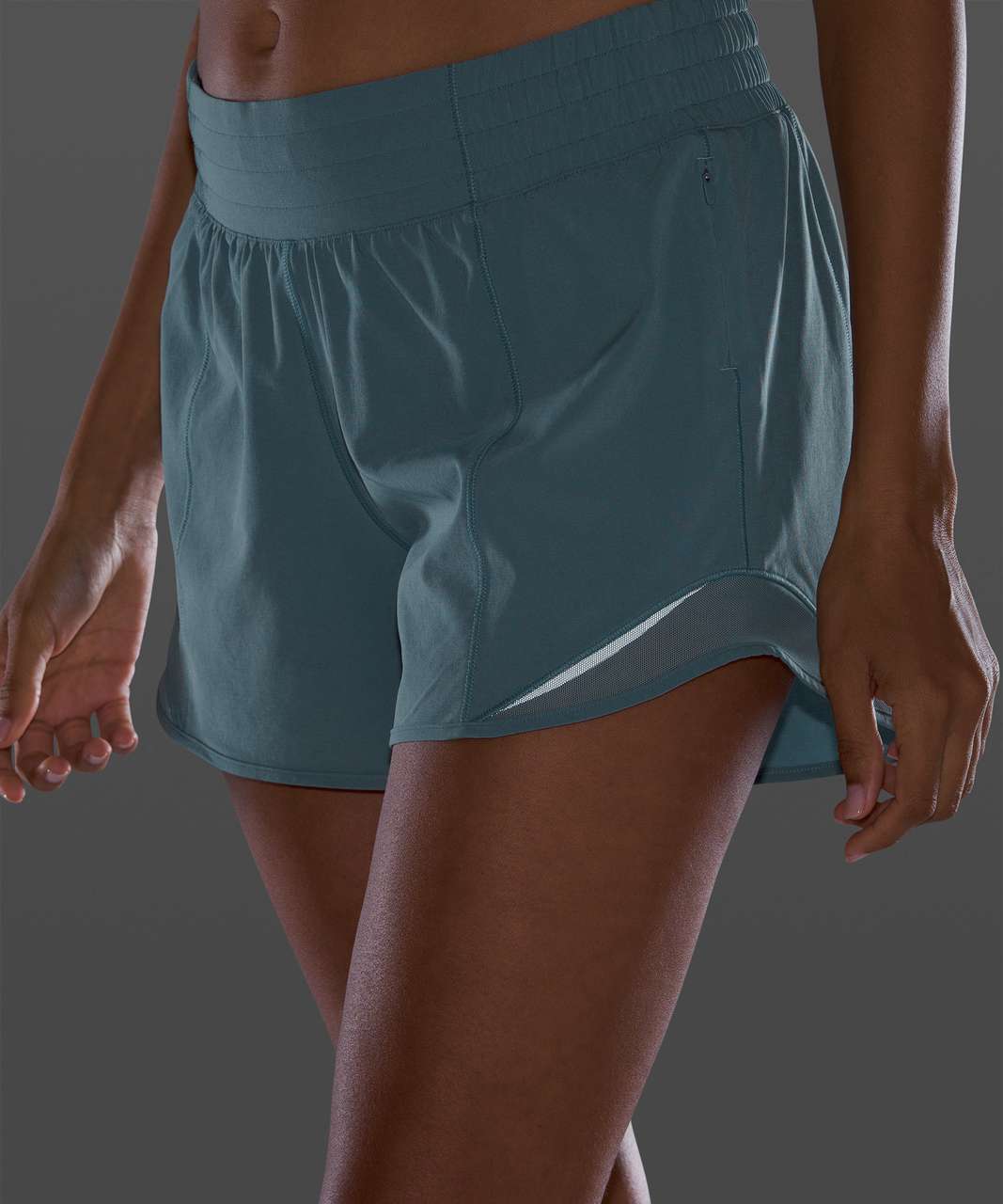 Lululemon Hotty Hot Short II *Long 4" - Blue Cast (First Release)