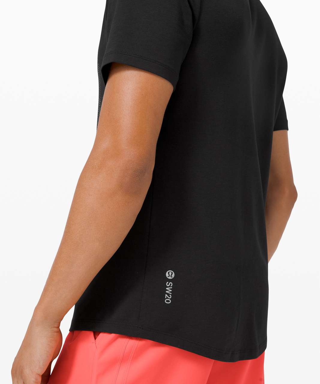 Lululemon 5 Year Basic Tee Reflective *SeaWheeze - Black