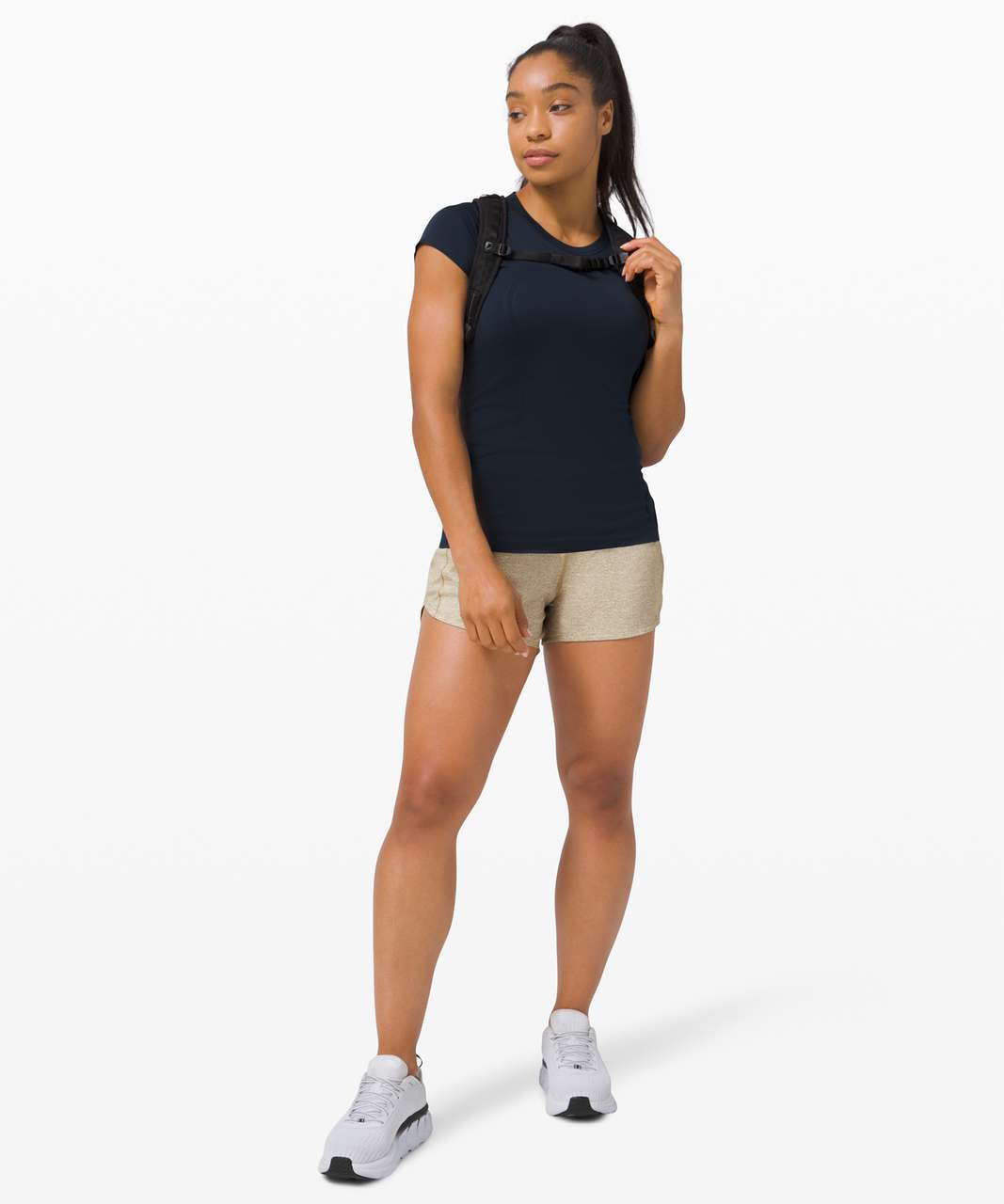 Lululemon Speed Up Short Long *4 Updated Fit - White - lulu fanatics