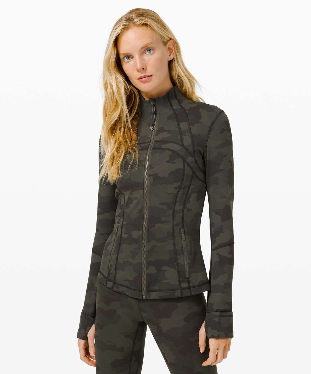 lululemon athletica, Jackets & Coats, Lululemon Define Jacket Luxtreme In Incognito  Camo Jacquard Alpine White Size 2