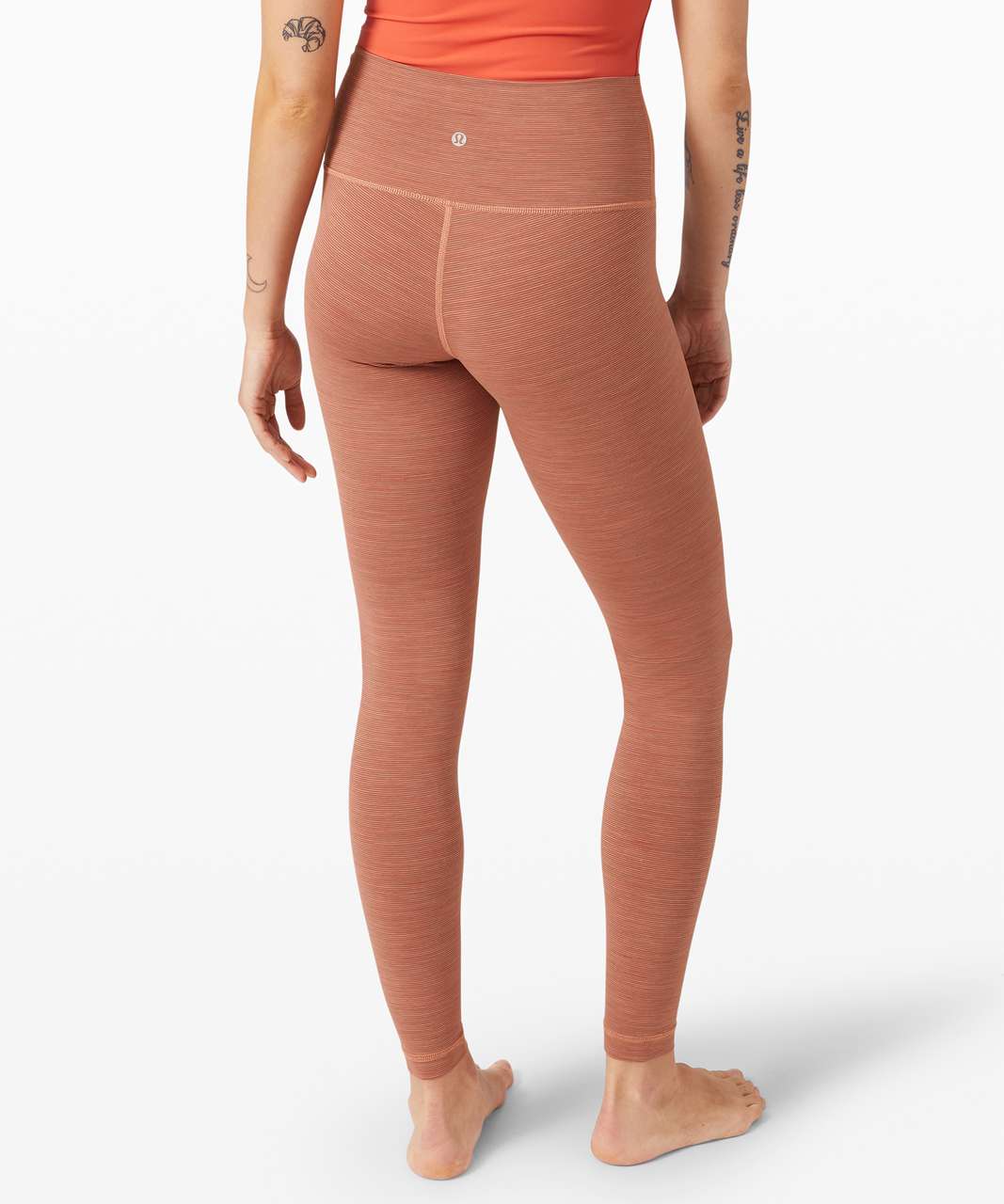 Lululemon Wunder Under High-Rise Tight 28" *Luxtreme - Wee Are From Space Rustic Coral