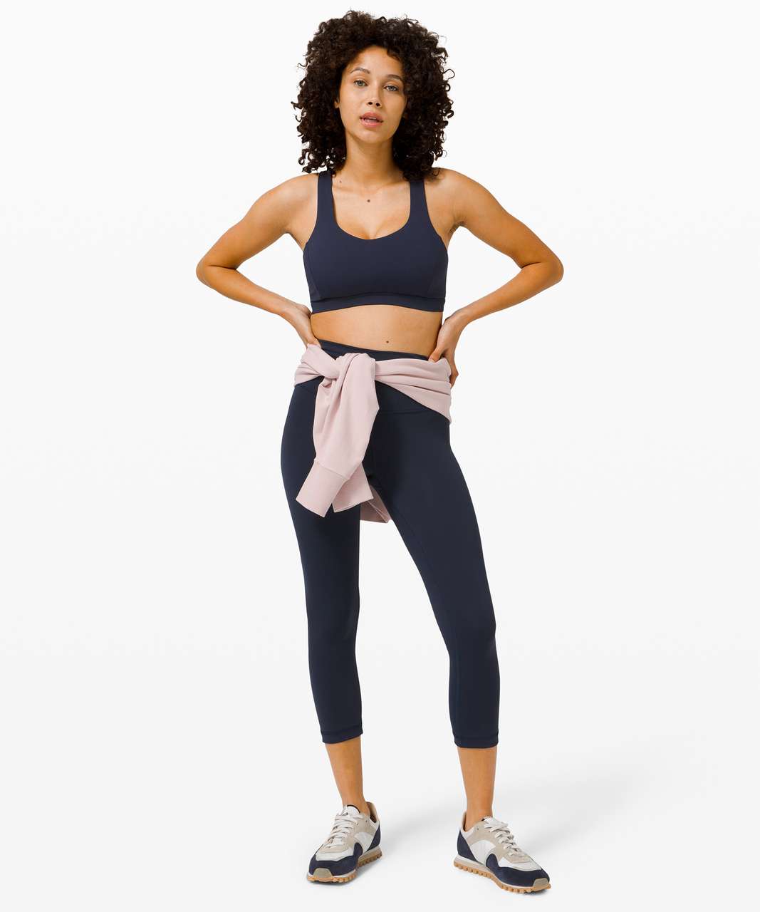 Lululemon Free To Be Serene Bra *Light Support, C/D Cup - True Navy / Pink Taupe