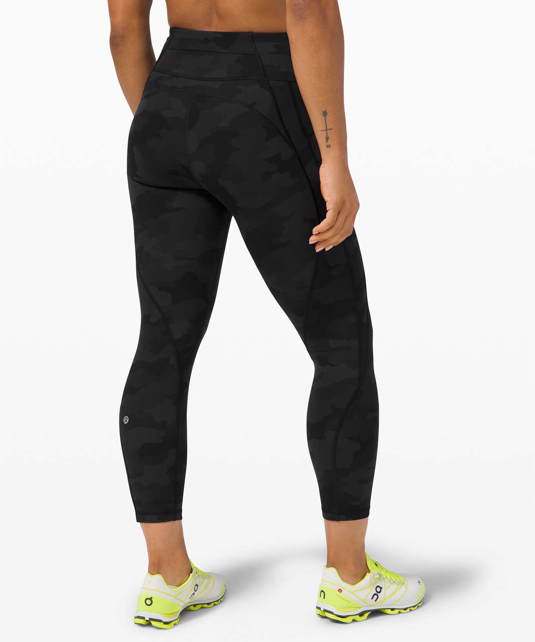 Lululemon Time To Sweat Crop 23 - Heritage 365 Camo Deep Coal