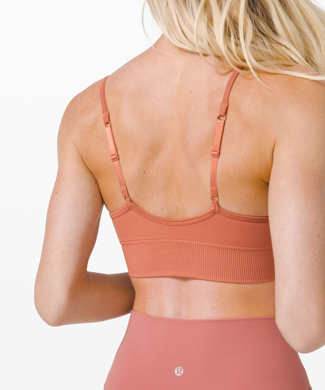 Lululemon Ebb To Street Bra *Light Support, A/B Cup - Rustic Coral