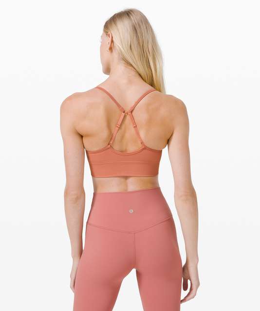 Lululemon Ebb To Street Bra II - Pink Bliss - lulu fanatics