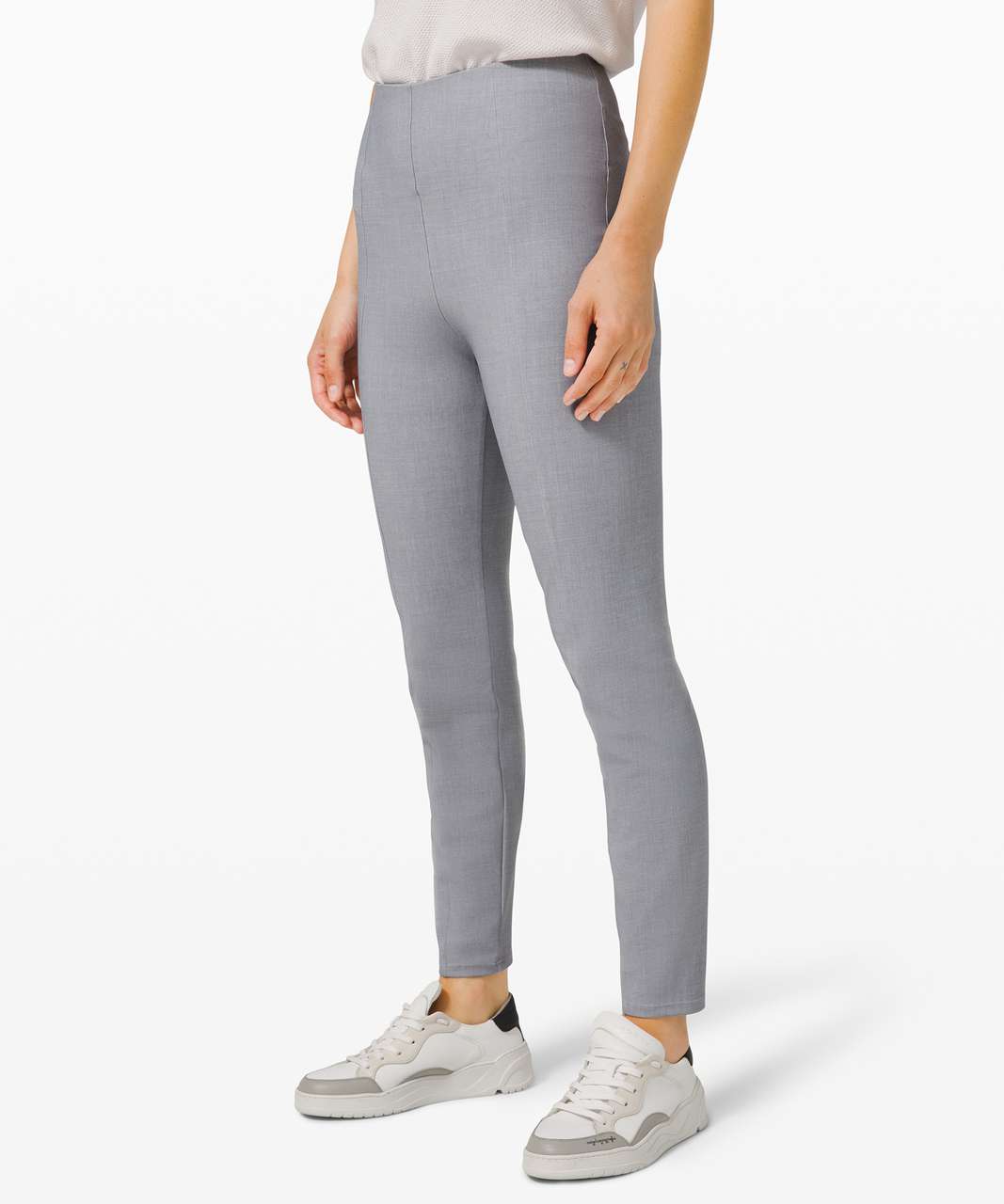 Lululemon Here to There High-Rise 7/8 Pant - Crosshatch Texture Magnet Grey Multi / Magnet Grey