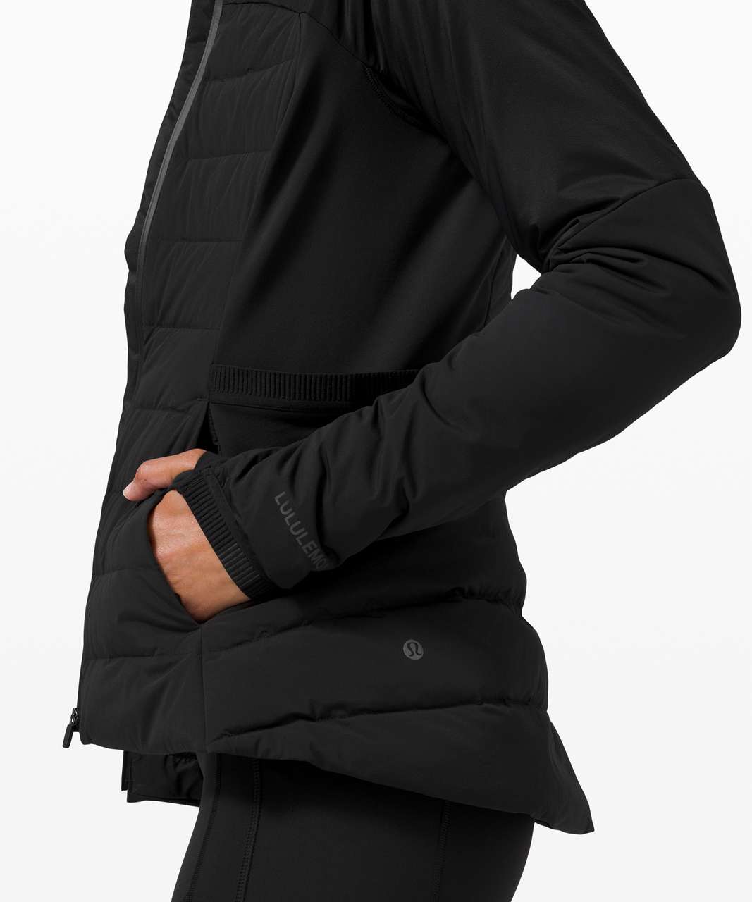 Lululemon Down For It All Jacket - Black (First Release) - lulu fanatics