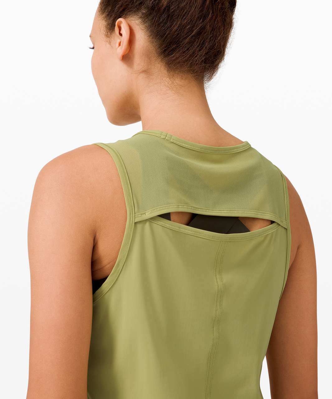 Lululemon Sculpt Tank *Cropped - Hazel Green - lulu fanatics