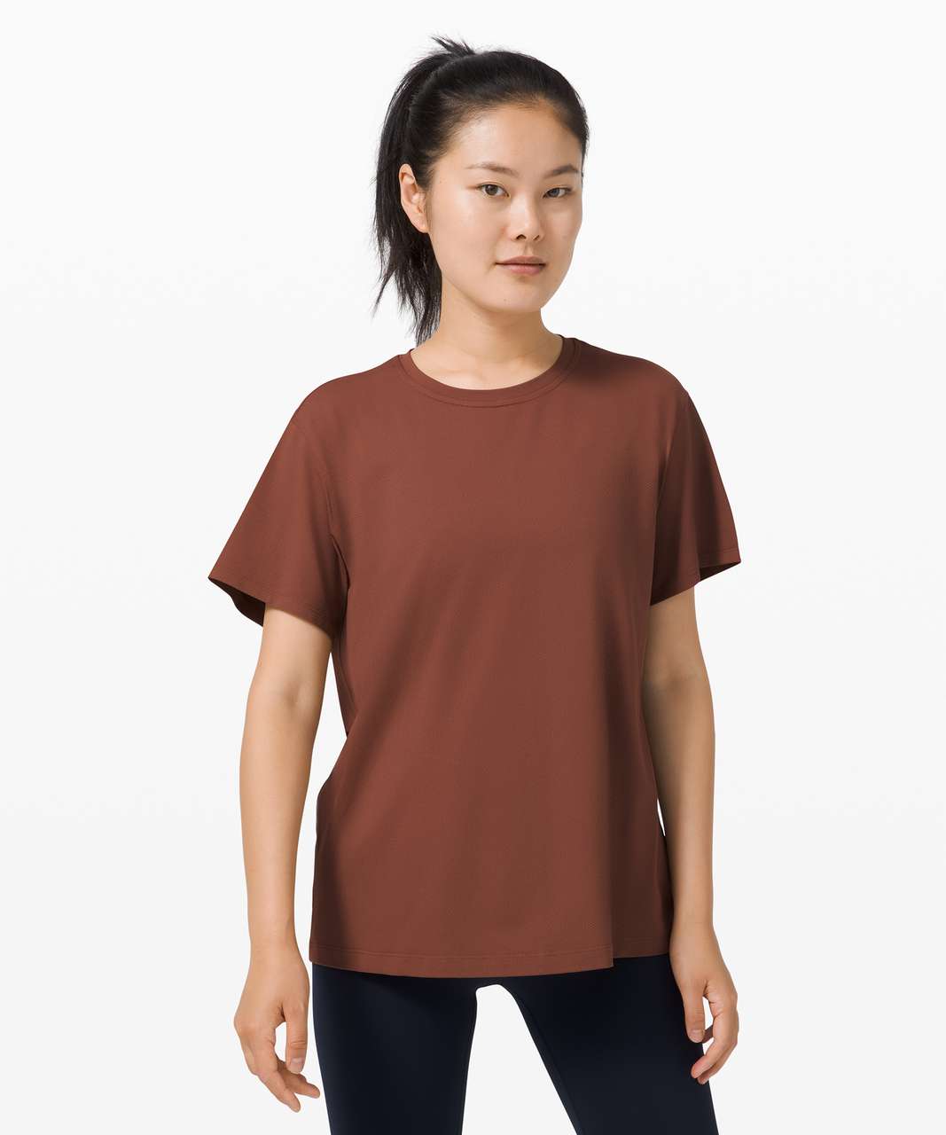 Lululemon All Yours Short Sleeve *Train - Ancient Copper - lulu fanatics