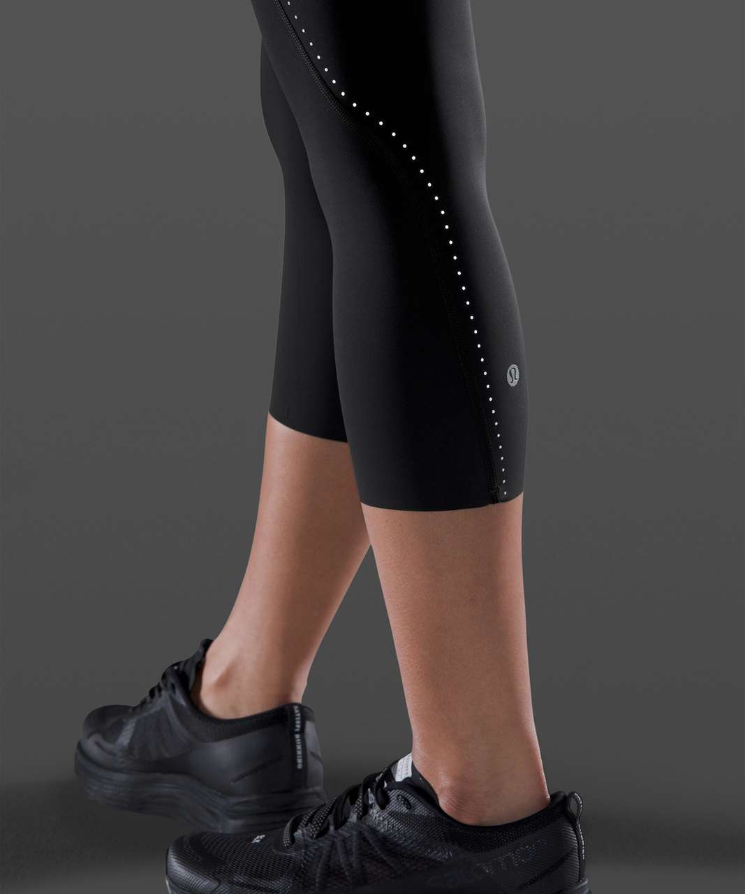 Lululemon Fast and Free High Rise Crop 21" Elite - Black