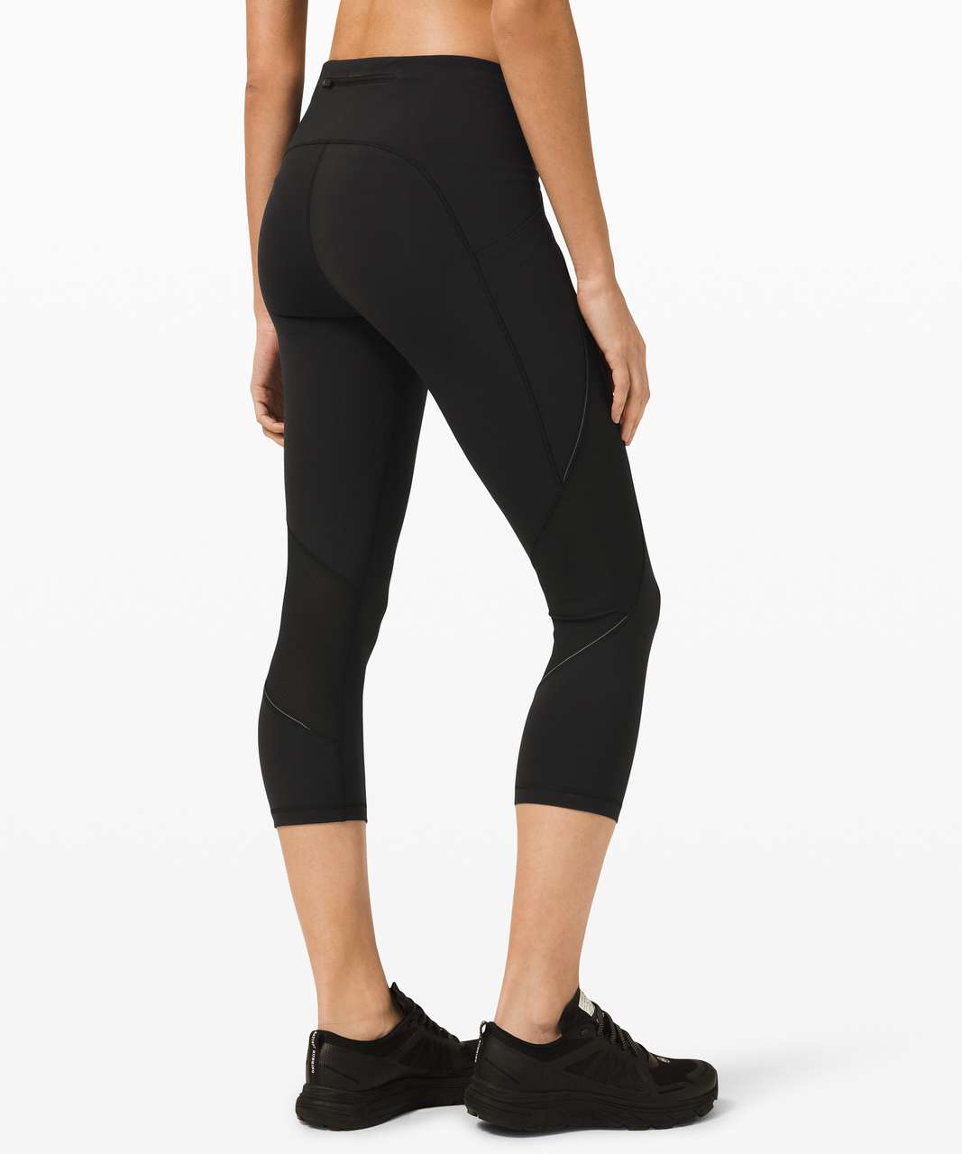 LULULEMON Excercise Pants Women's 4 Black Low Rise Crop