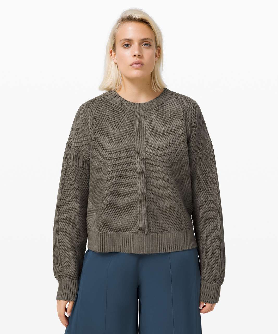 Lululemon New Heights Sweater - Grey Sage