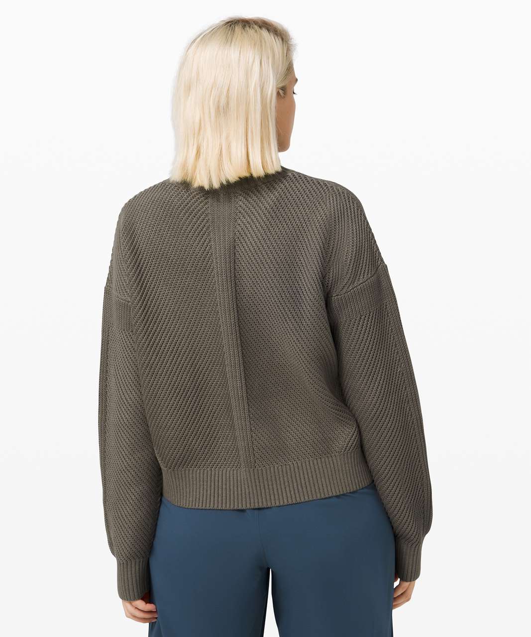 Lululemon New Heights Sweater - Grey Sage