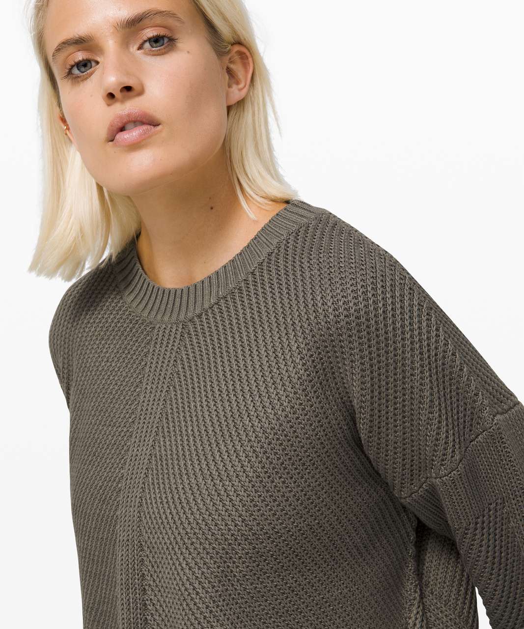 Lululemon New Heights Sweater - Grey Sage