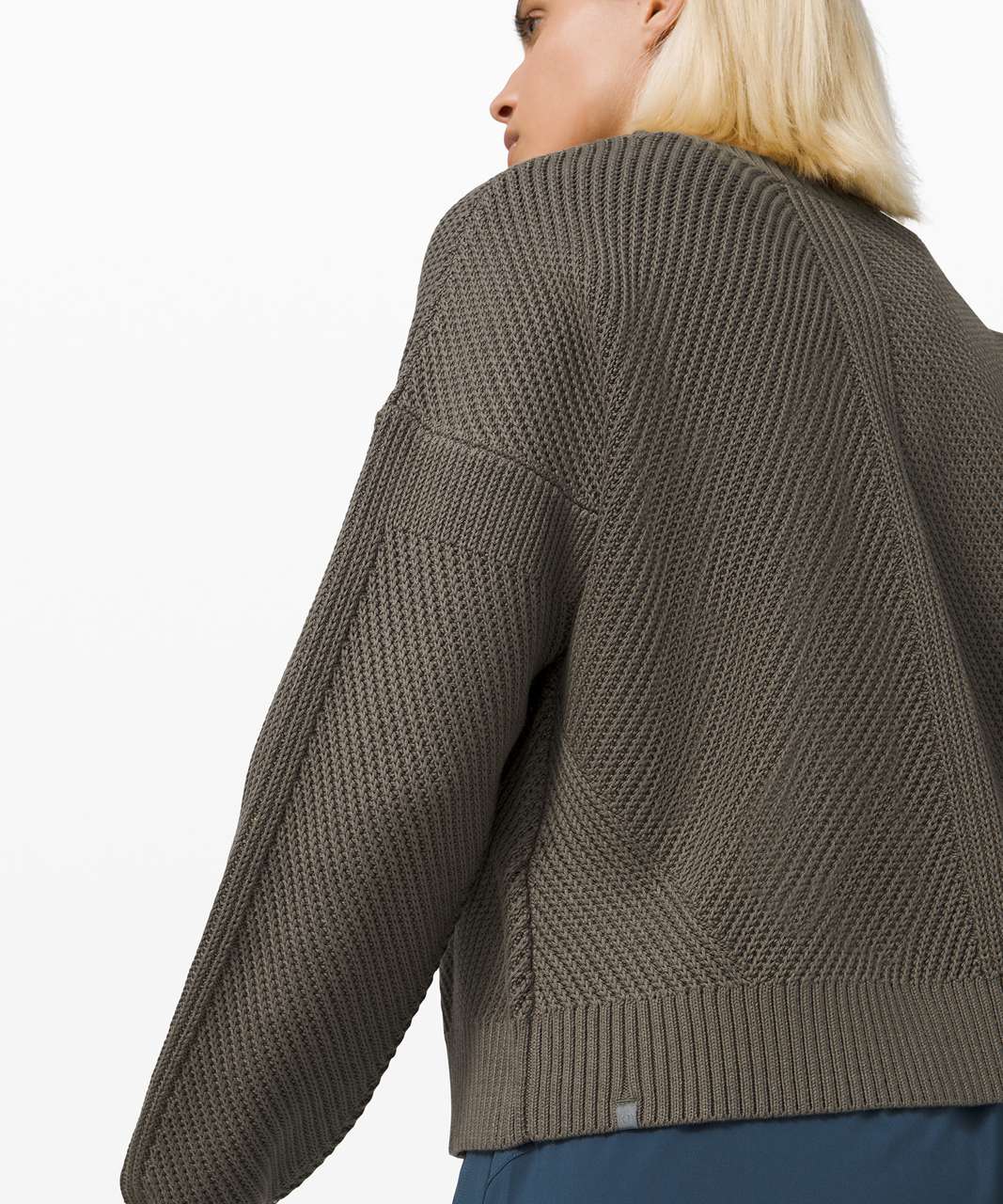 Lululemon New Heights Sweater - Grey Sage - lulu fanatics