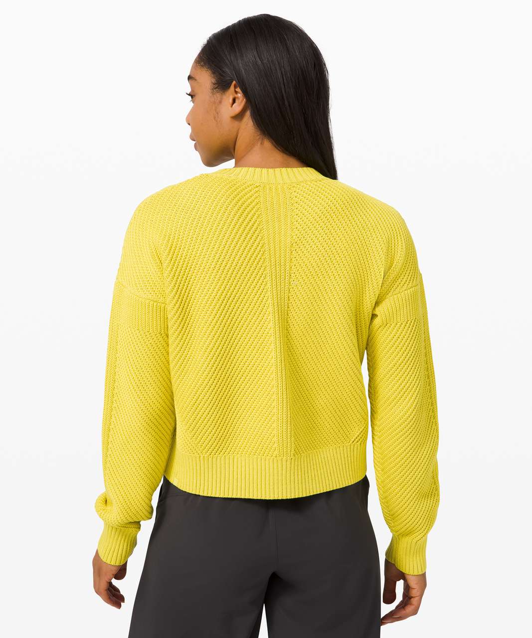 Lululemon New Heights Sweater - Yellow Serpentine - lulu fanatics