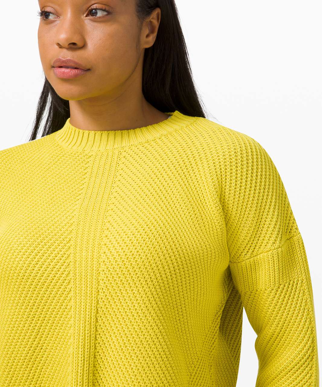 Lululemon New Heights Sweater - Yellow Serpentine