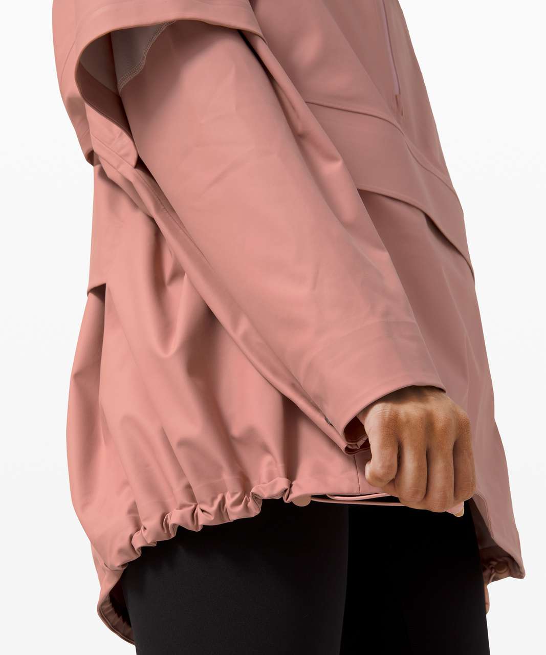 Lululemon Into the Drizzle 1/2 Zip Jacket - Chalky Rose