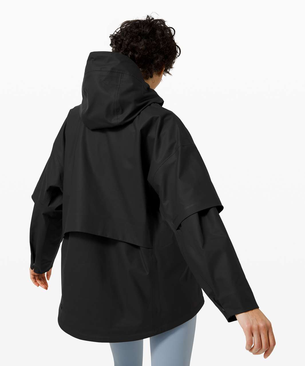 Lululemon Into the Drizzle 1/2 Zip Jacket - Black