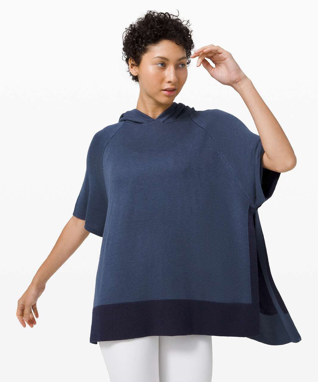 Lululemon Opened Up Poncho - Iron Blue / True Navy