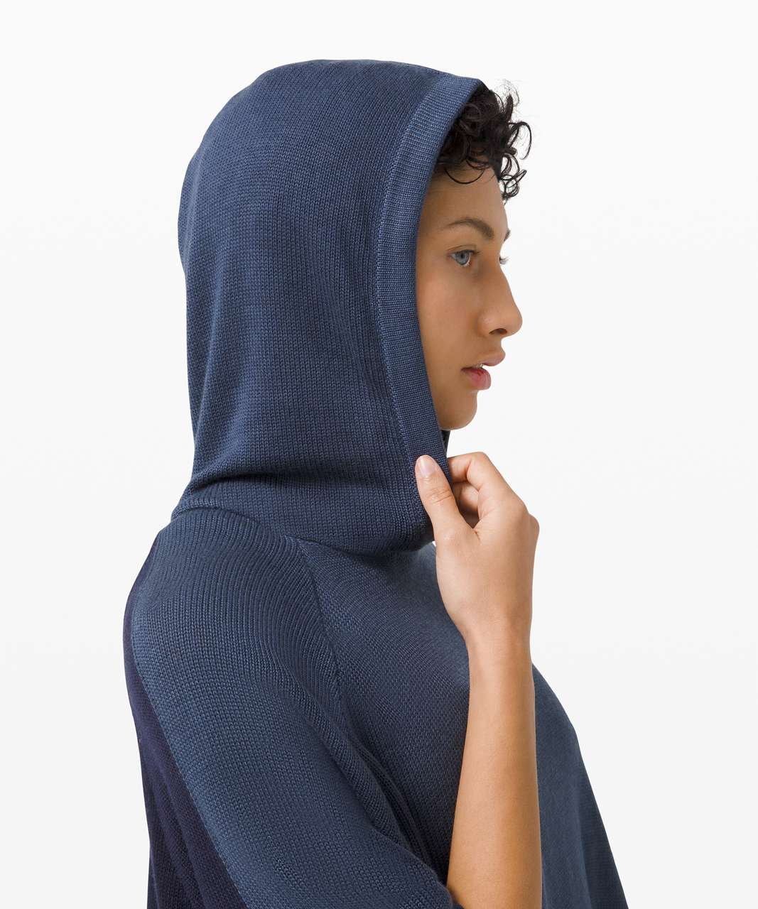 Lululemon On The Go Poncho - Iron Blue / True Navy - lulu fanatics