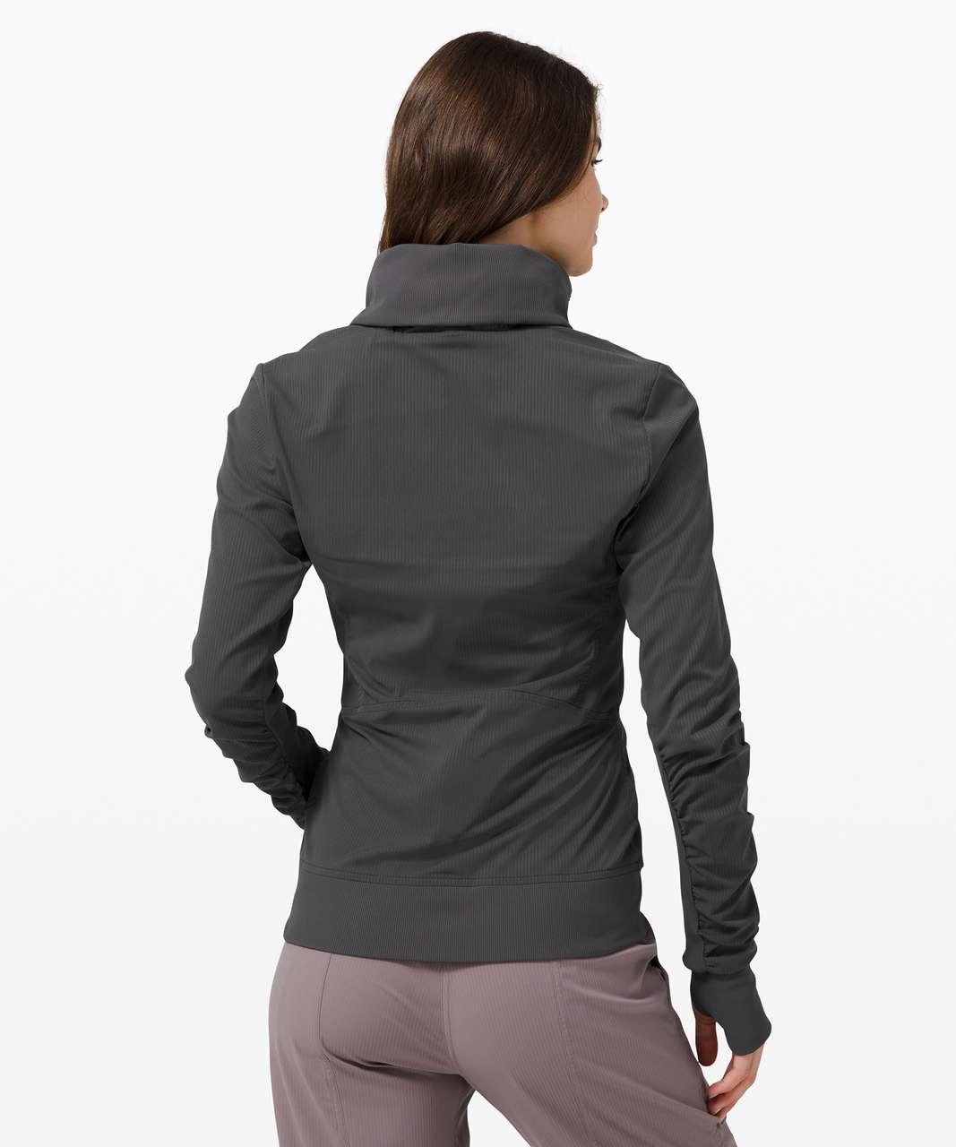 Lululemon Beyond the Studio Jacket - Graphite Grey - lulu fanatics