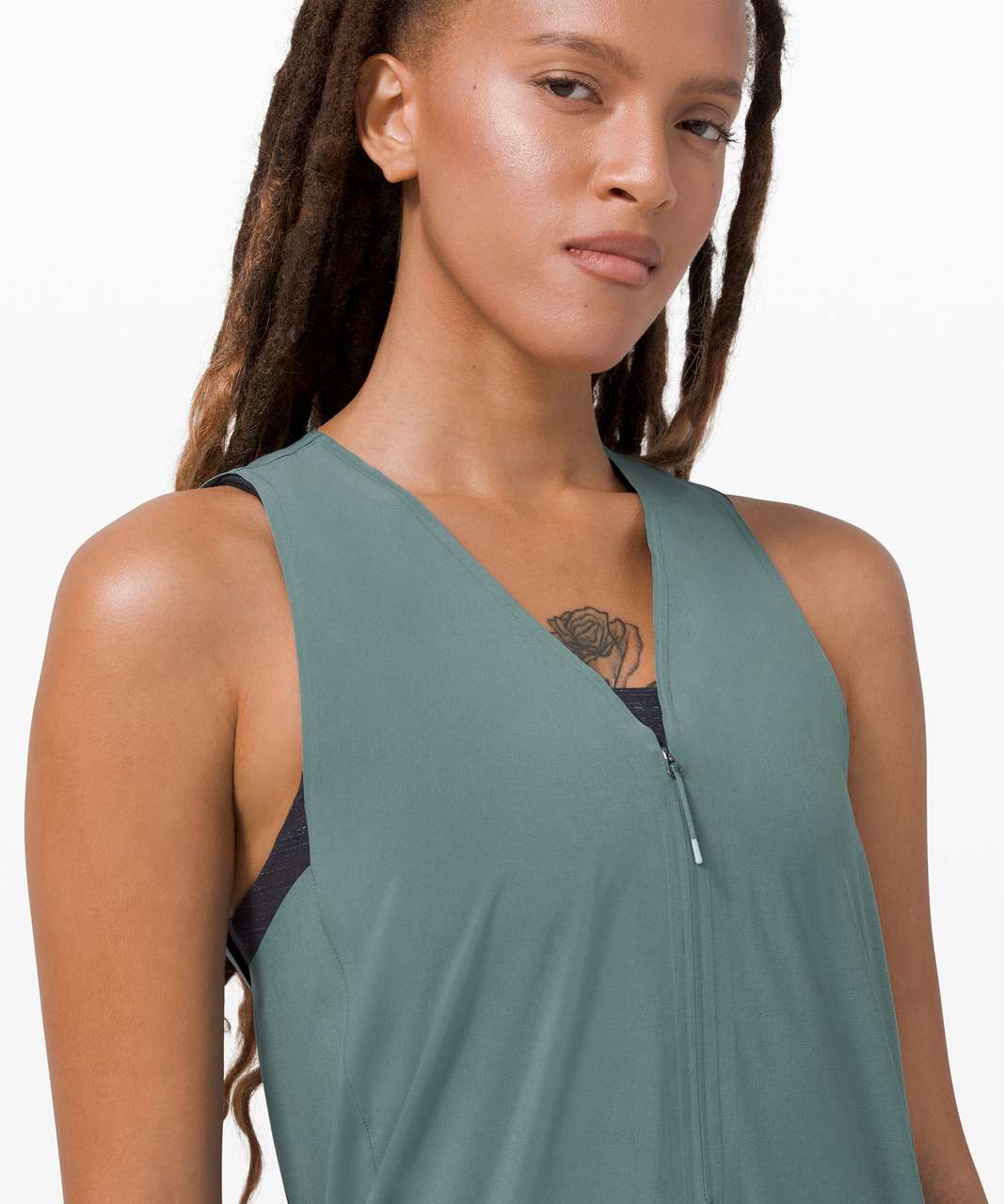 Lululemon Sarala Dress *lululemon lab - Harbor Green