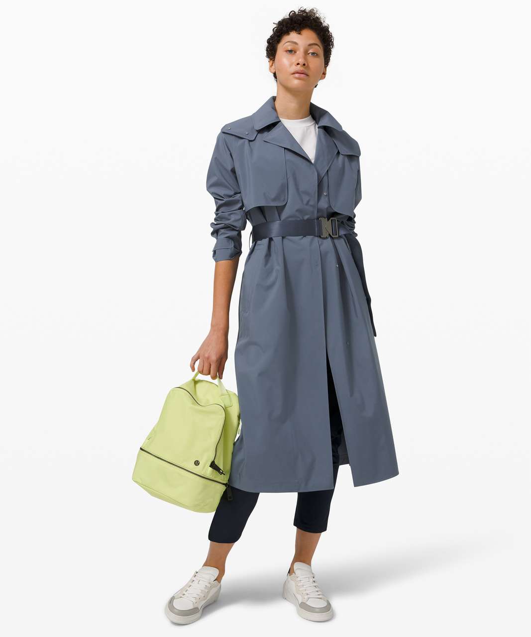 Lululemon Always There Trench Coat - Iron Blue