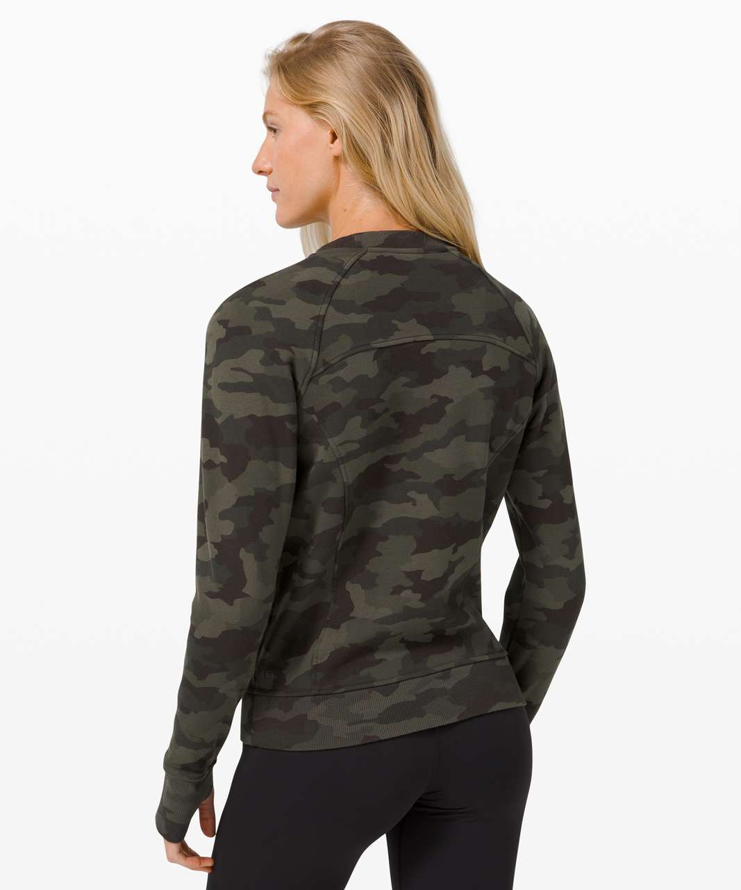 Lululemon Scuba Crew - Heritage 365 Camo Dark Olive Multi - lulu