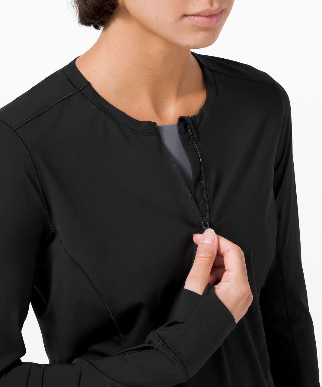 Lululemon Flash Forward Half Zip - Black