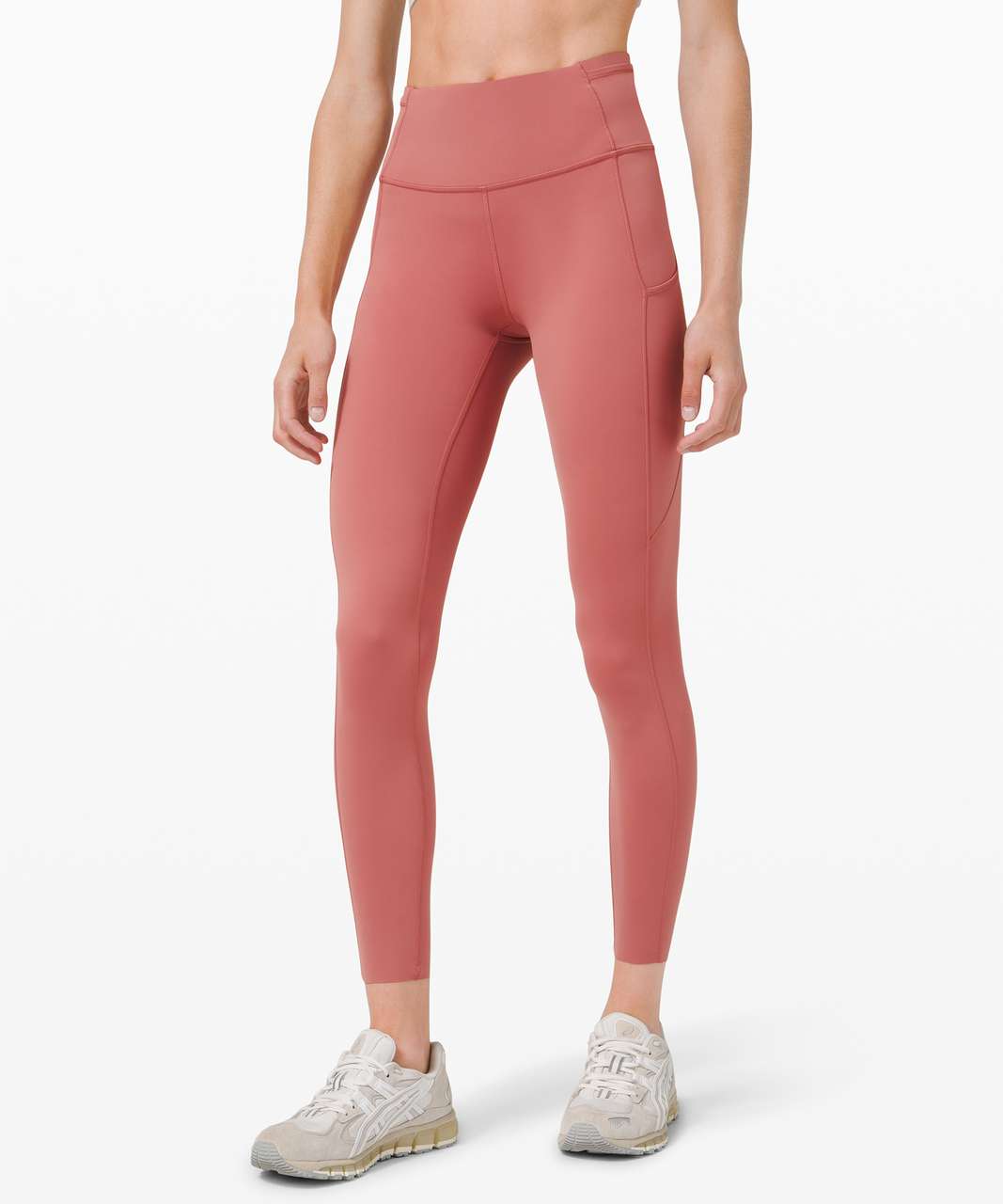 Lululemon Fast and Free High Rise Tight 25" *Cool - Cherry Tint