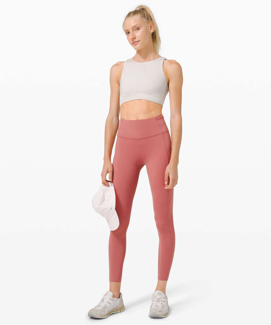 Lululemon Fast and Free High Rise Tight 25 *Cool - Cherry Tint - lulu  fanatics