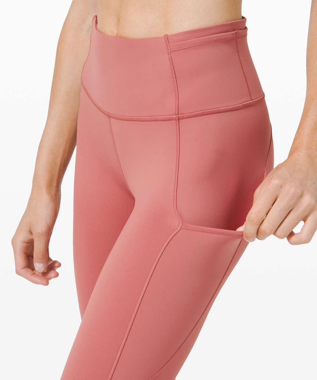 Lululemon Fast and Free High Rise Tight 25" *Cool - Cherry Tint