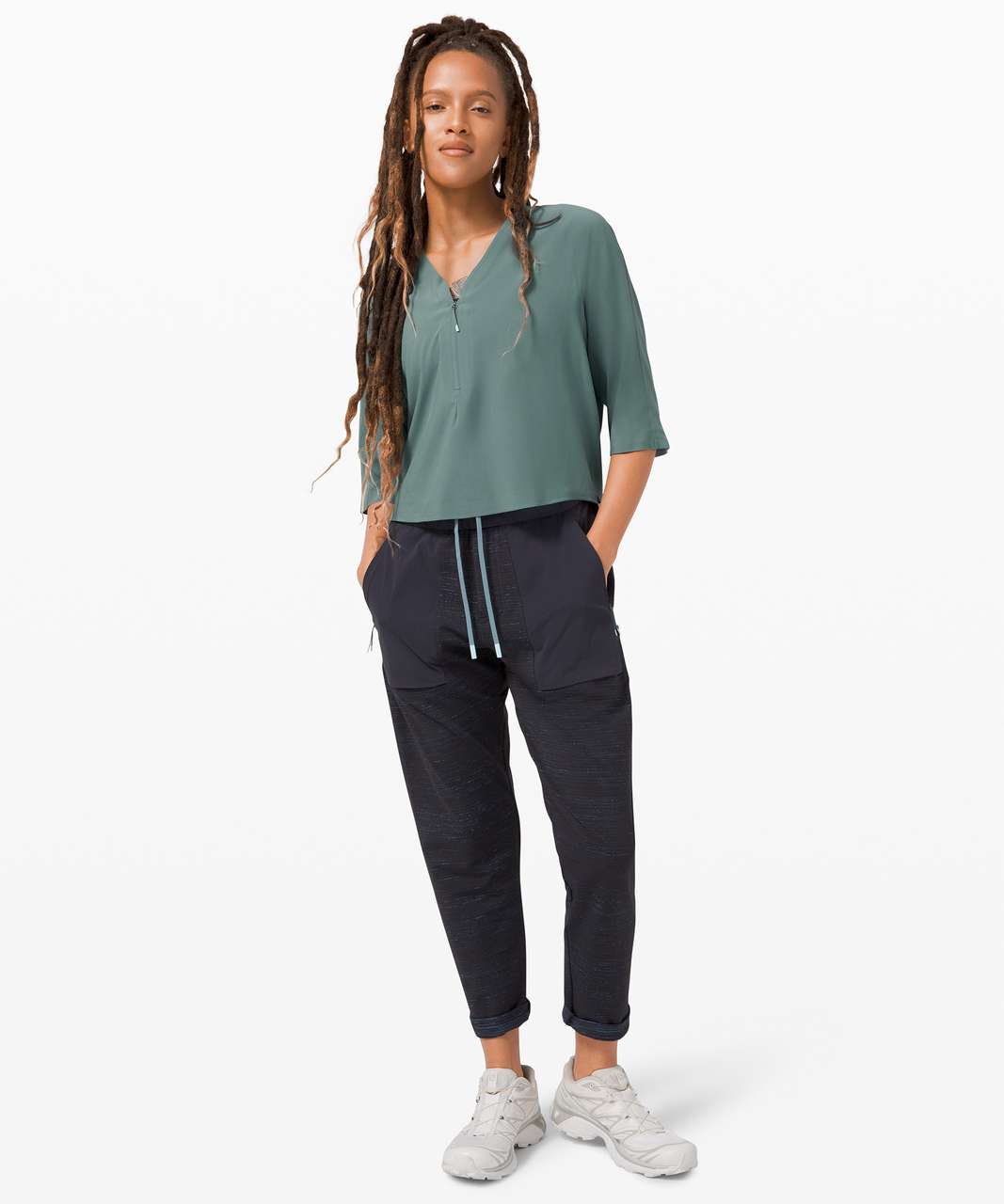 Lululemon Sarala Shirt *lululemon lab - Harbor Green