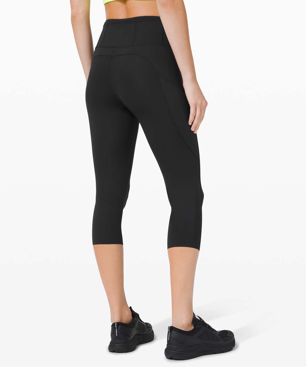 Lululemon Fast and Free Crop II 19" *Non-Reflective Cool - Black