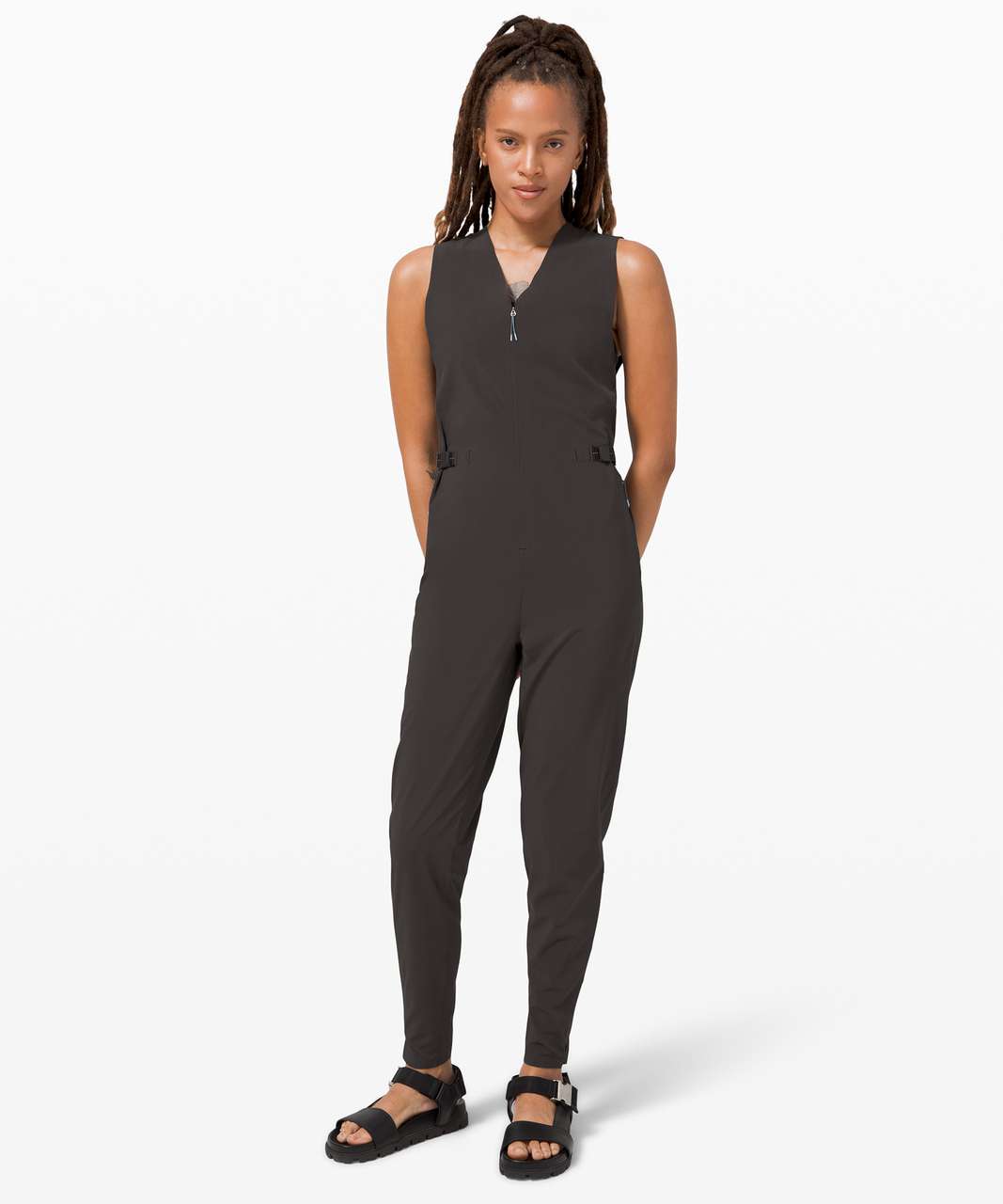 Lululemon Sarala Jumpsuit *lululemon lab - Black Granite - lulu