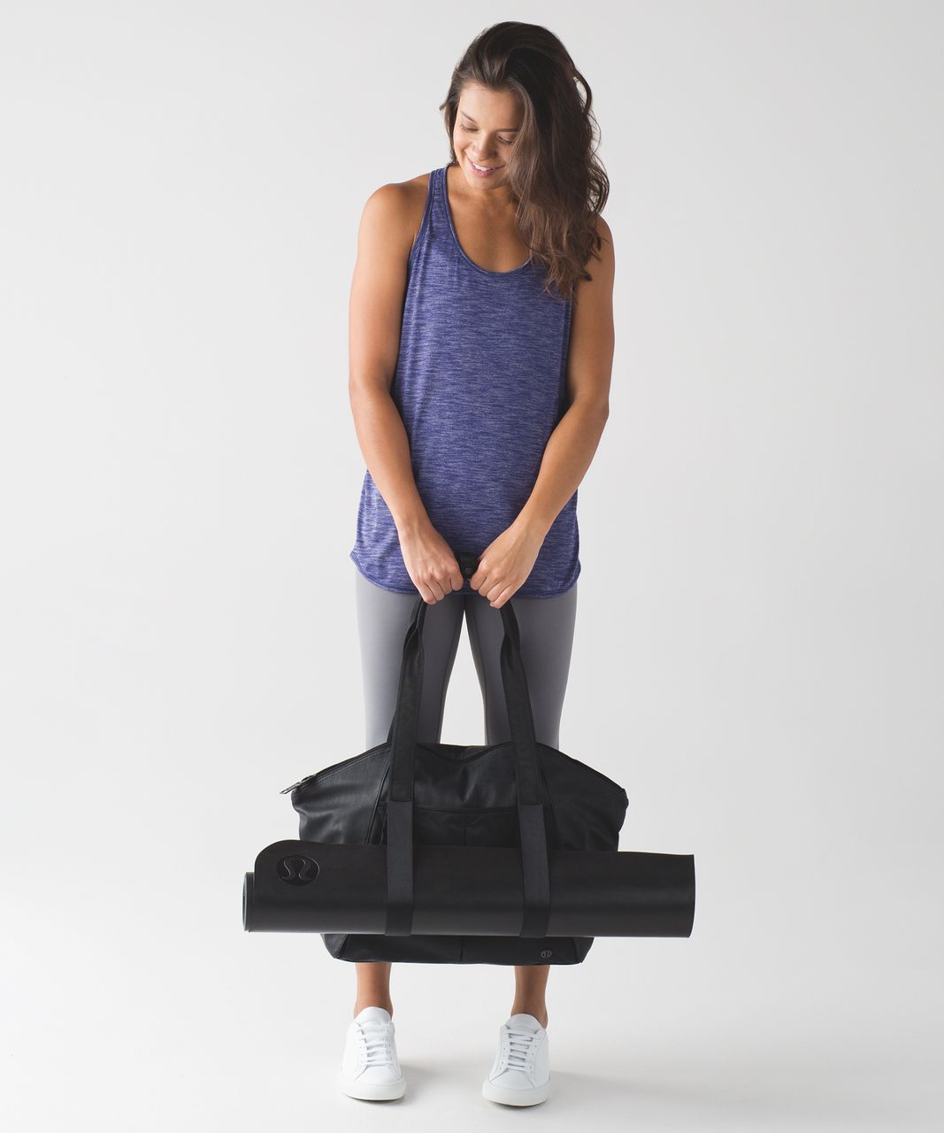 Lululemon Essential Tank - Heathered Emperor Blue