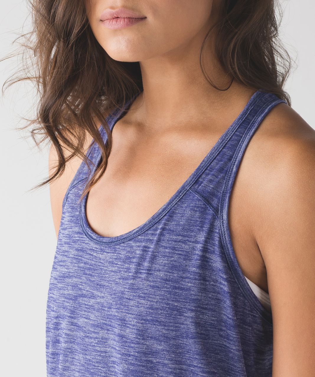 Lululemon Essential Tank - Heathered Emperor Blue