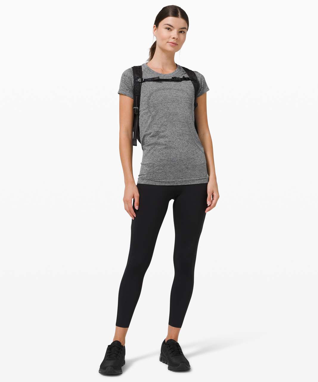 Lululemon Swiftly Tech Short Sleeve 2.0 *City - San Francisco / Silver Drop  / Black - lulu fanatics