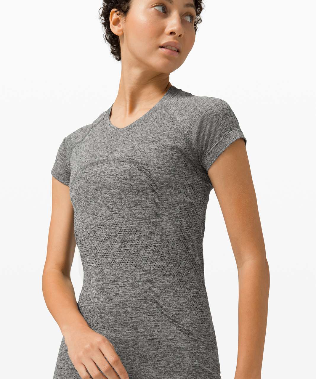 Lululemon Swiftly Tech Short Sleeve 2.0 *City - Tokyo / Silver Drop / Black  - lulu fanatics