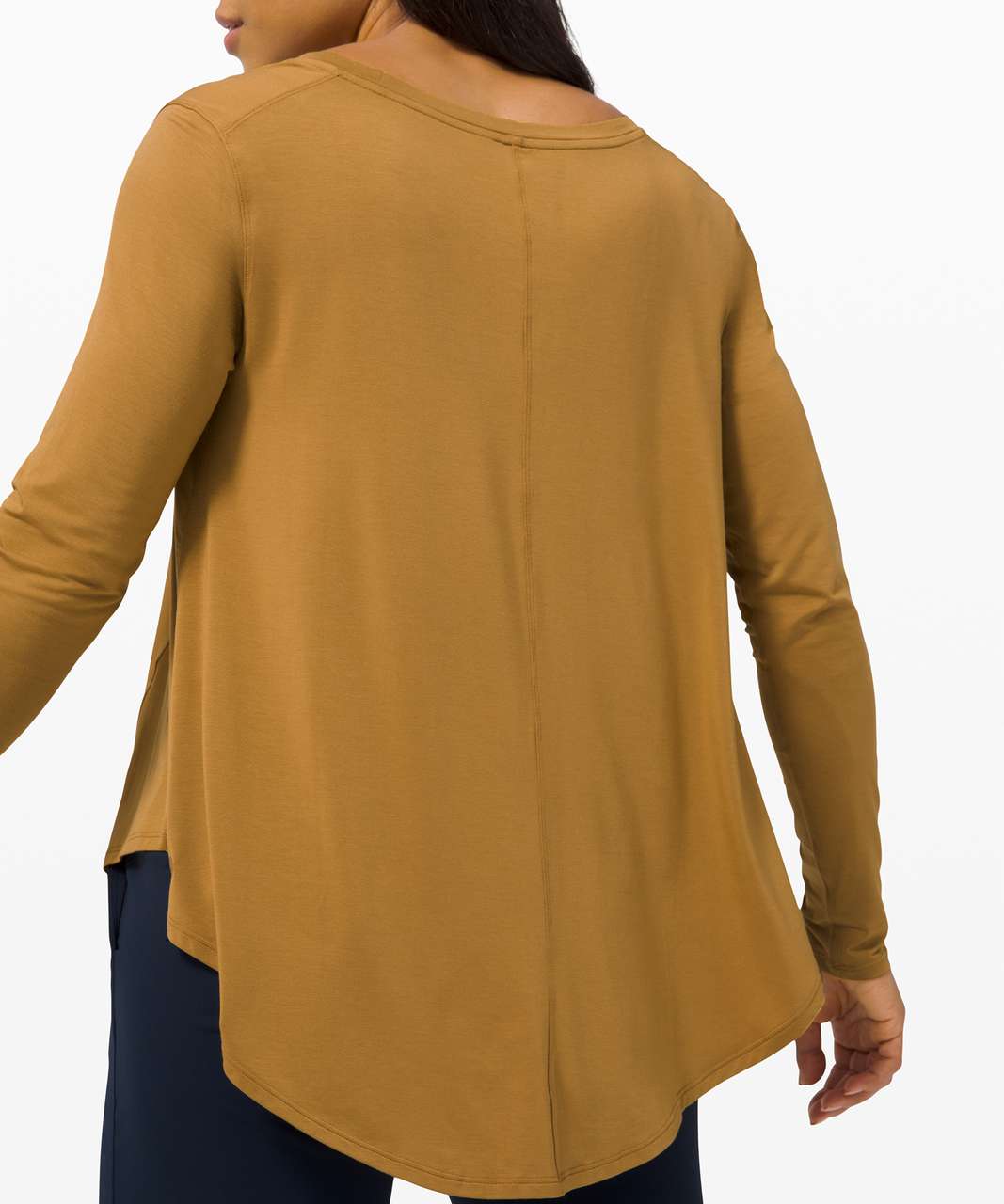 Lululemon Up for Down Time Long Sleeve - Spiced Bronze
