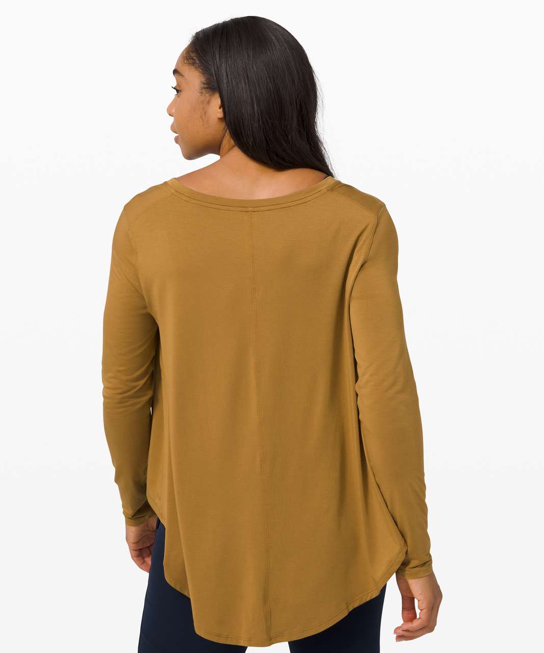 Lululemon Up for Down Time Long Sleeve - Spiced Bronze