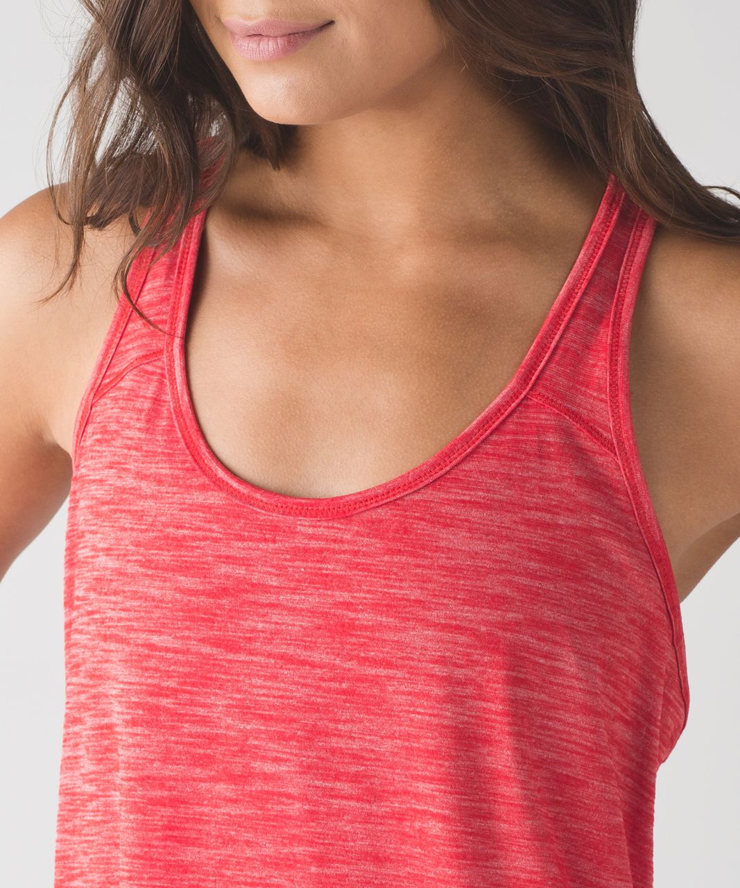 Lululemon Essential Tank - Heathered True Red