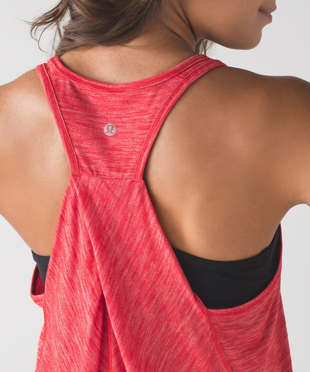 Lululemon Essential Tank - Heathered True Red