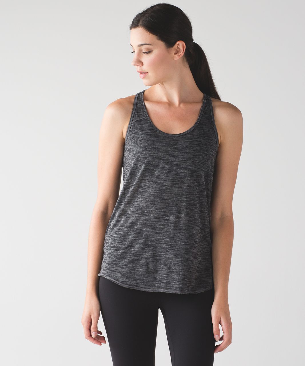 Lululemon Essential Tank - Heathered Black (First Release)