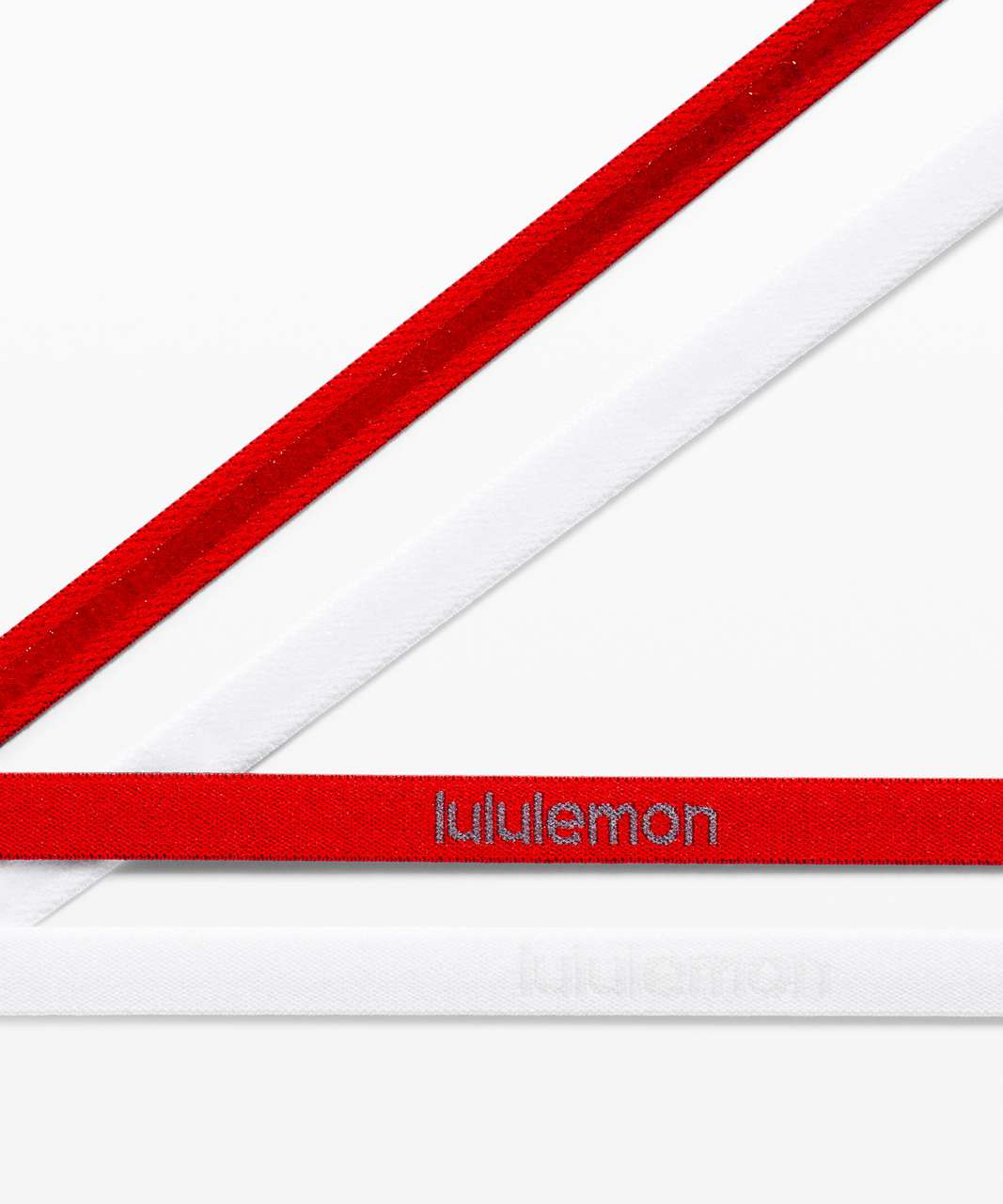 Lululemon Get in Line Headband *2 Pack - Dark Red / White